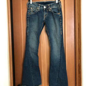 True Religion Low Rise Flare Jeans 112790 - SZ 28